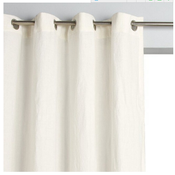 AM.PM.
Helm Pure Washed Hemp Curtain with Eyelet Header